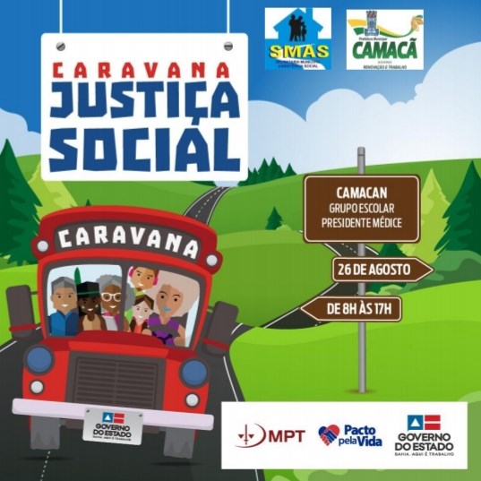Camacã: Caravana da Justiça Social Promove ação na cidade
